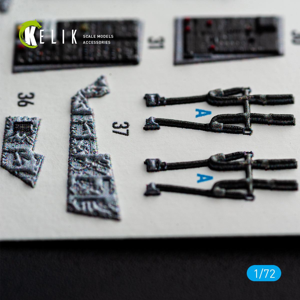 KELIK K72235 F-140 Tomcat - interior 3D decals for Tamiya kit 1/72 – Bild 6