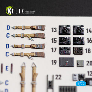 KELIK K72240 FW-200 C-5/C-8 - interior 30 decals for Revell kit 1/72 – immagine 6