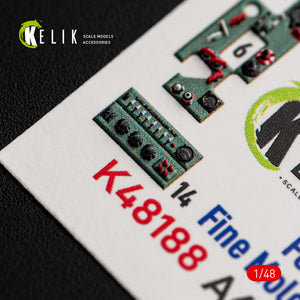 KELIK K48188 A6M5a - interior 3D decals for Fine Molds kit 1/48 – image 7