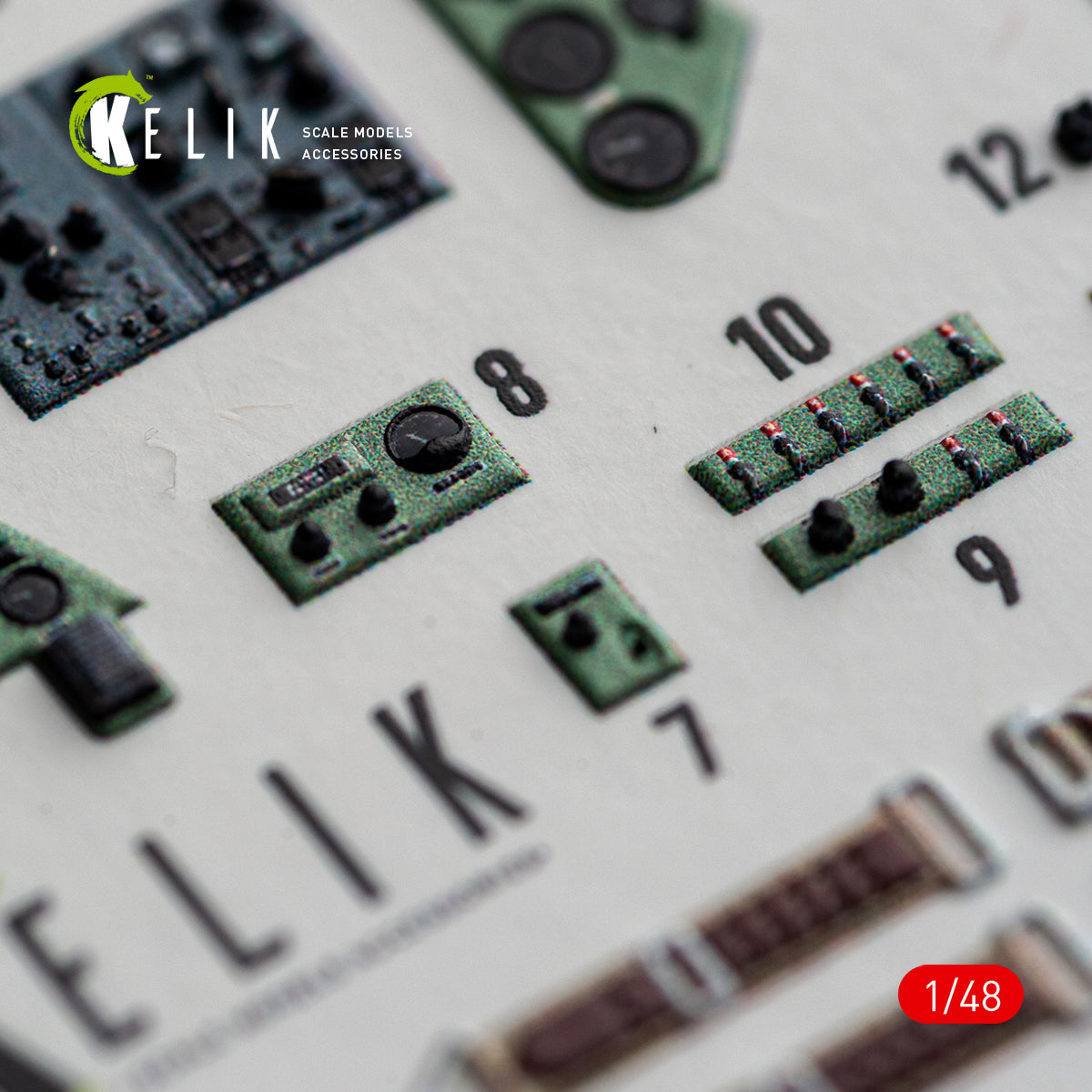 KELIk Aichi K48196 D3A2 Val - interior 3D decals for Wingsy Kits kit 1/48 – image 7