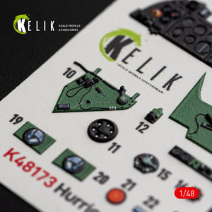 KELIK K48173 Hurricane Mk.IIC - interior 3D decals for HobbyBoss kit 1/48 – immagine 8