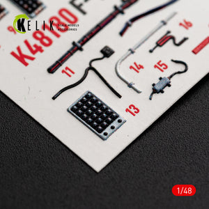 KELIK K48180 F-151 (Early) - interior 3D decals for Hasegawa kit 1/48 – obrázek 12