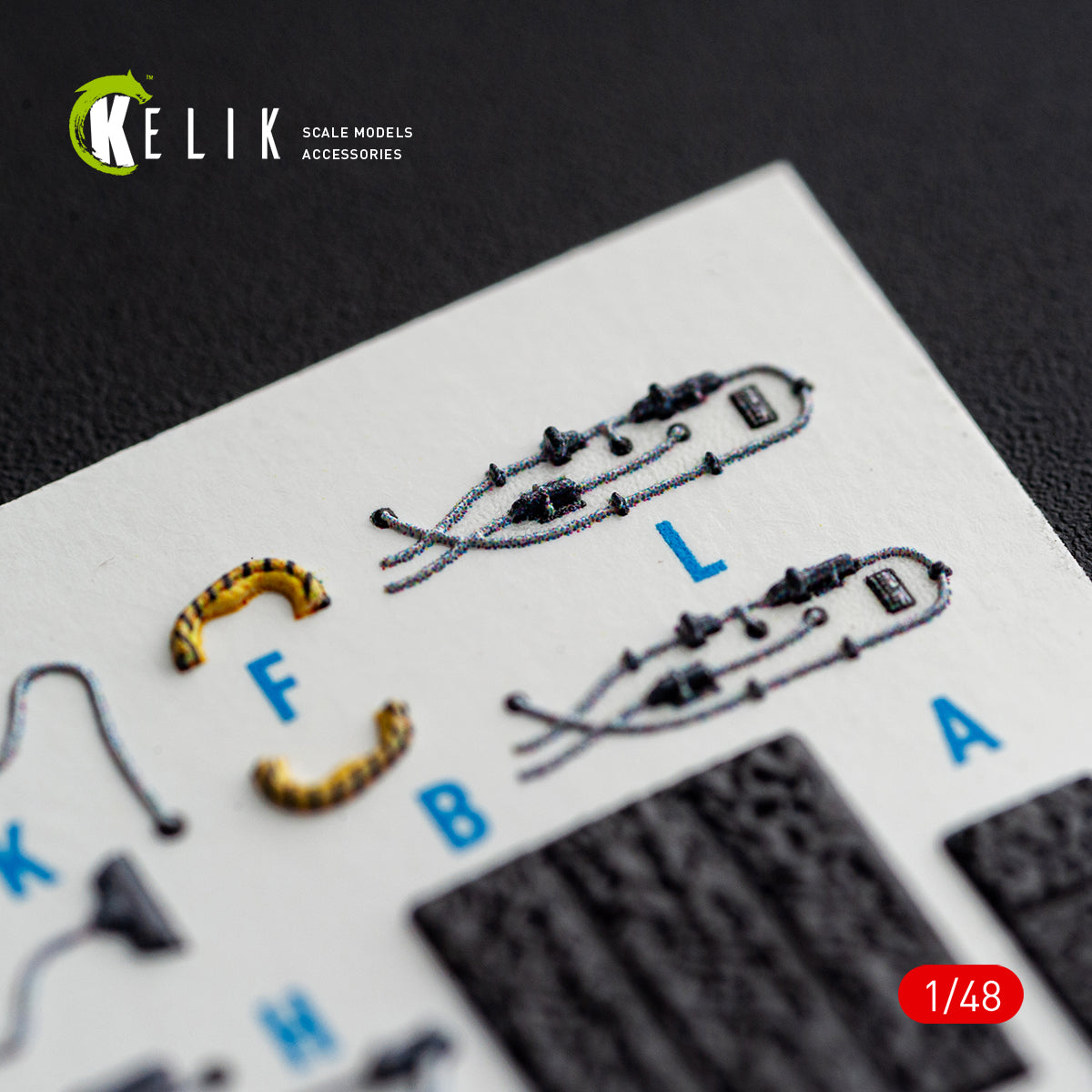 KELIK K48182 F-15D1 Eagle - interior 3D decals for Hasegawa kit (1/48) – Bild 8