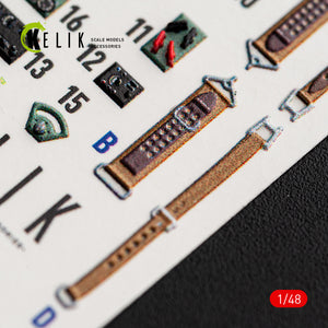 KELIK K48188 A6M5a - interior 3D decals for Fine Molds kit 1/48 – image 8