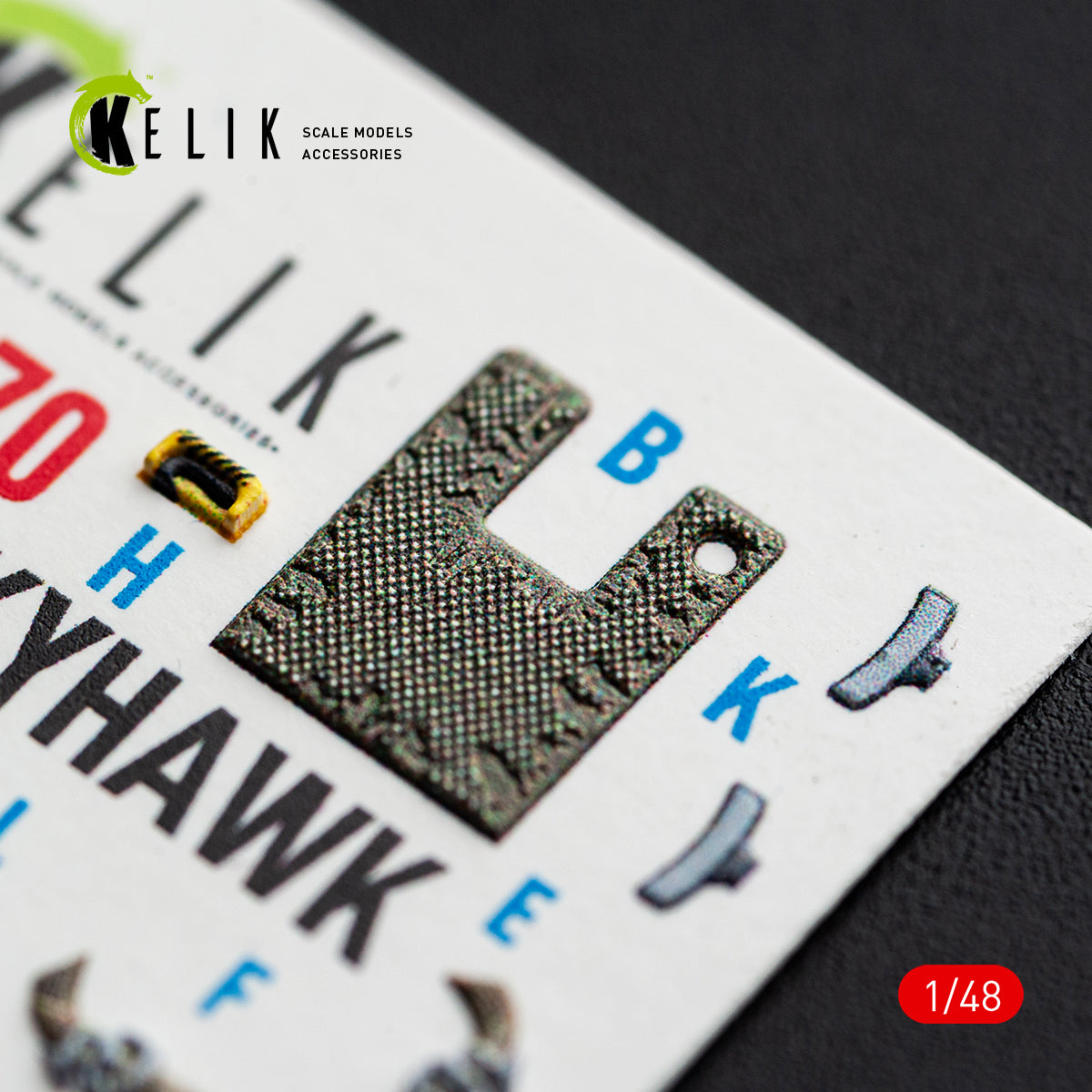 KELIK K48170 A-4M SKYHAWK - interior 3D decals for Hasegawa kit (1/48) – obrázek 3