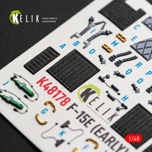 KELIK K48178 F-15E (Early) - interior 3D decals for Hasegawa kit 1/48 – image 9