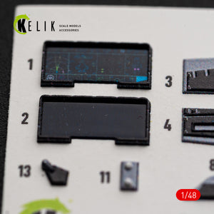 KELIK K48186 F-358 - interior 3D decals for Italeri kit 1/48 – zdjęcie 8