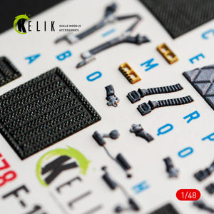 KELIK K48178 F-15E (Early) - interior 3D decals for Hasegawa kit 1/48 – image 10