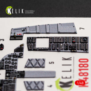 KELIK K48180 F-151 (Early) - interior 3D decals for Hasegawa kit 1/48 – obrázek 14