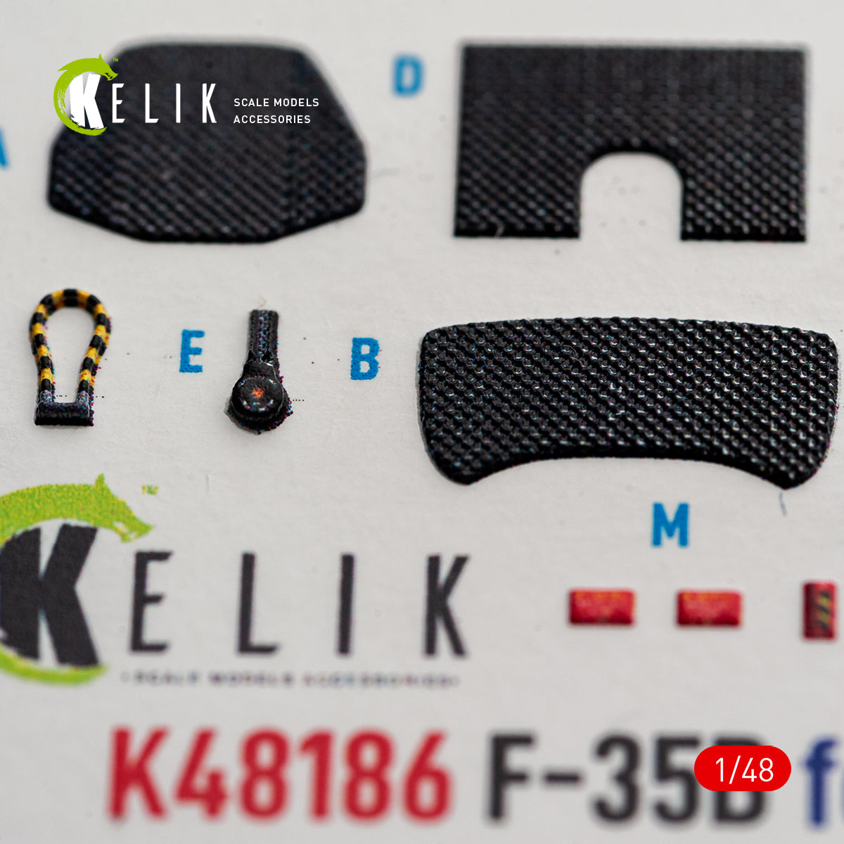 KELIK K48186 F-358 - interior 3D decals for Italeri kit 1/48 – zdjęcie 11