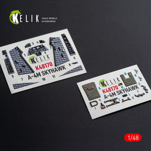 KELIK K48170 A-4M SKYHAWK - interior 3D decals for Hasegawa kit (1/48) – obrázek 10