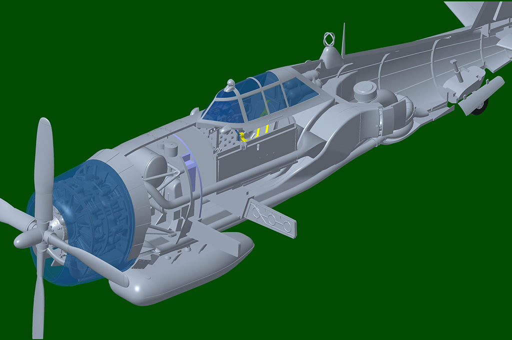 Trumpeter 02427 Republic P-47 D Thunderbolt Razorback 1/24 – image 9