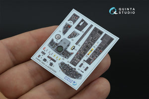 Quinta Studio QDS-32247 F-104C 3D-Printed &amp;amp; coloured Interior on decal paper (Italeri) (Small version) 1/32 – zdjęcie 6