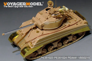 Voyager Model PE351023 WWII US M4A3 (76) w Mid Tank Basic For MENG TS-043 1/35 – zdjęcie 4