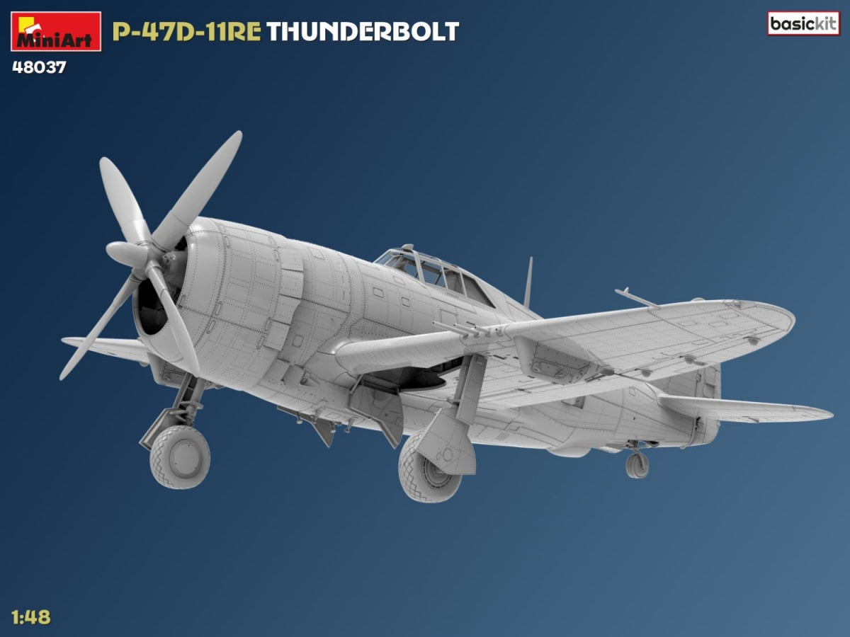 MiniArt 48037 P-47D-11RE Thunderbolt. Basic Kit 1/48 – zdjęcie 4
