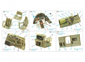 Quinta Studio QD48359 TBF-1 Avenger 3D-Printed &amp;amp; colored Interior on decal paper (Academy) 1/48 – image 2