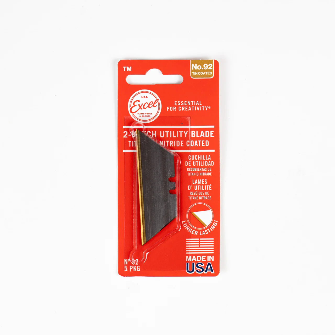 Excel Hobby Tools 20492 No.92 Two Notch Titanium Nitride Coated Utility Blade (5 pcs) – Bild 7