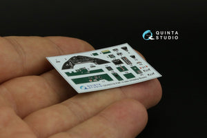 Quinta Studio QD48318 F4F-3 late 3D-Printed &amp;amp; colored Interior on decal paper (Hobby Boss) 1/48 – image 6