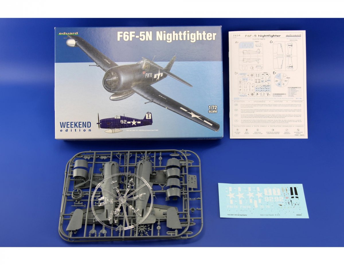Eduard 7434 F6F-5N Nightfighter 1/72 – zdjęcie 2