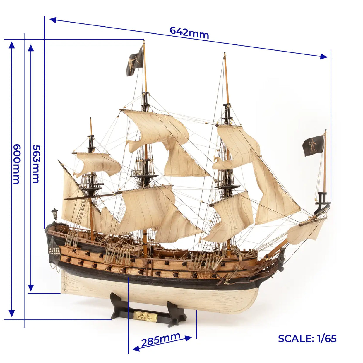OcCre 12015 Pirate Ship Royal Fortune 1/65 – zdjęcie 3