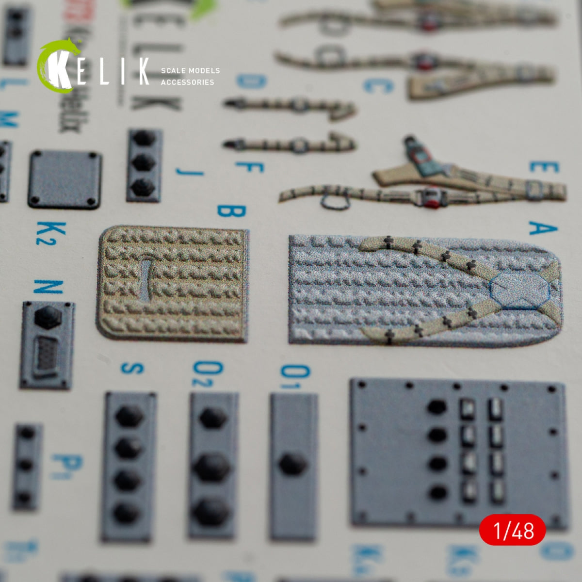 KELIK K48073 Ka-27 Helix interior 3D decals for HobbyBoss kit 1/48 – zdjęcie 9