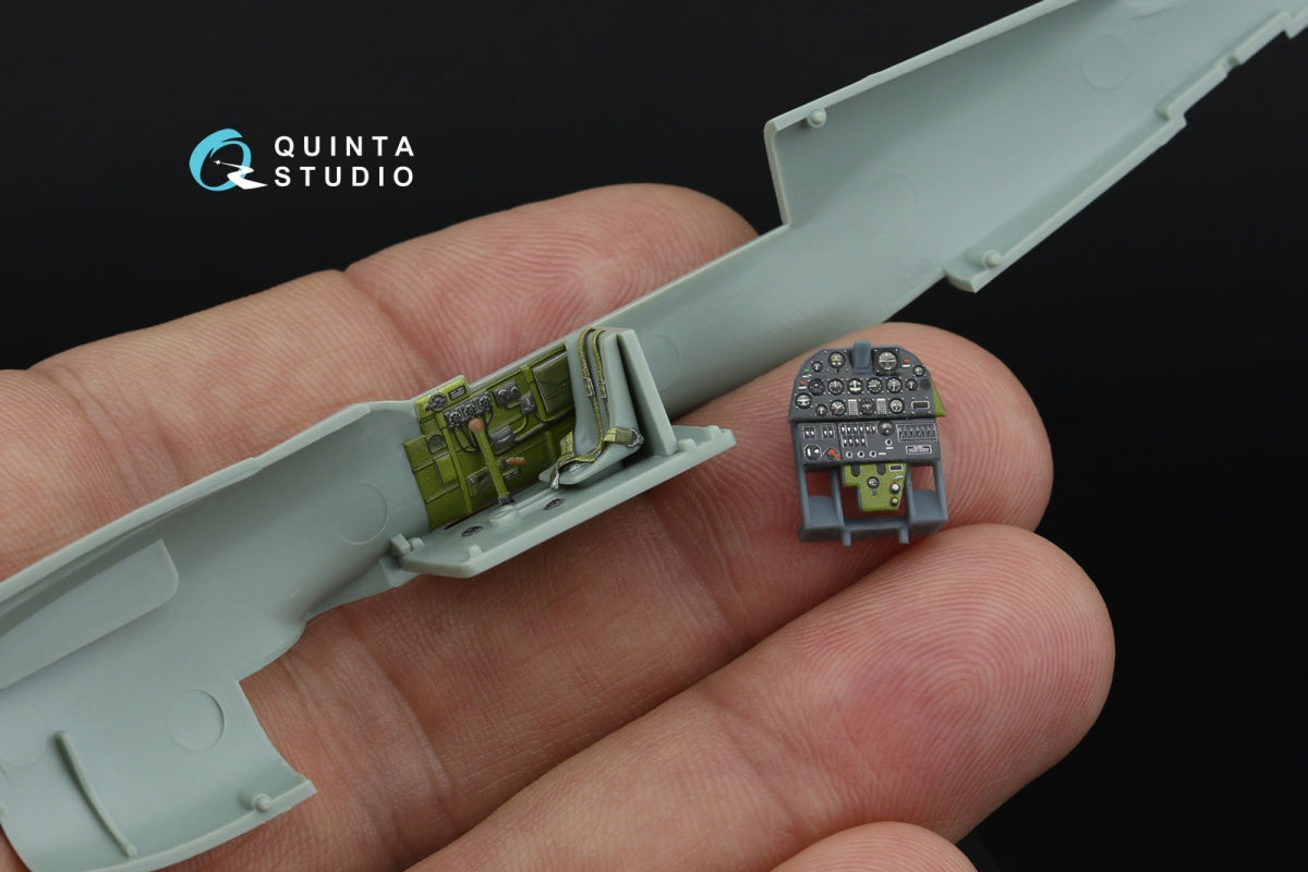 Quinta Studio QD+72212 P-40M Warhawk 3D-Printed &amp;amp; coloured Interior on decal paper (Academy) (with 3D-printed resin parts) 1/72 – zdjęcie 7