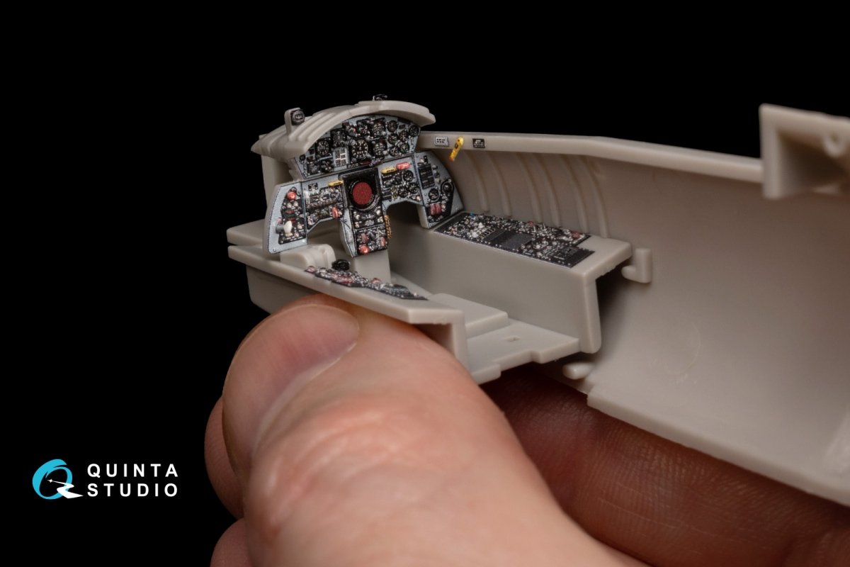 Quinta Studio QD48151 F-104S-ASA 3D-Printed &amp;amp; coloured Interior on decal paper (Hasegawa) 1/48 – zdjęcie 4