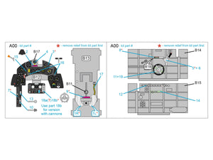 Quinta Studio QDS-48391 Macchi C.205 Veltro 3D-Printed &amp;amp; colored Interior on decal paper (Hasegawa/Italeri) (Small version) 1/48 – image 2