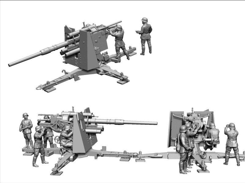 Zvezda 6158 German Heavy Anti-Aicraft Gun FLAK 36/37 (8.8cm) Art of Tactic 1/72 – image 4