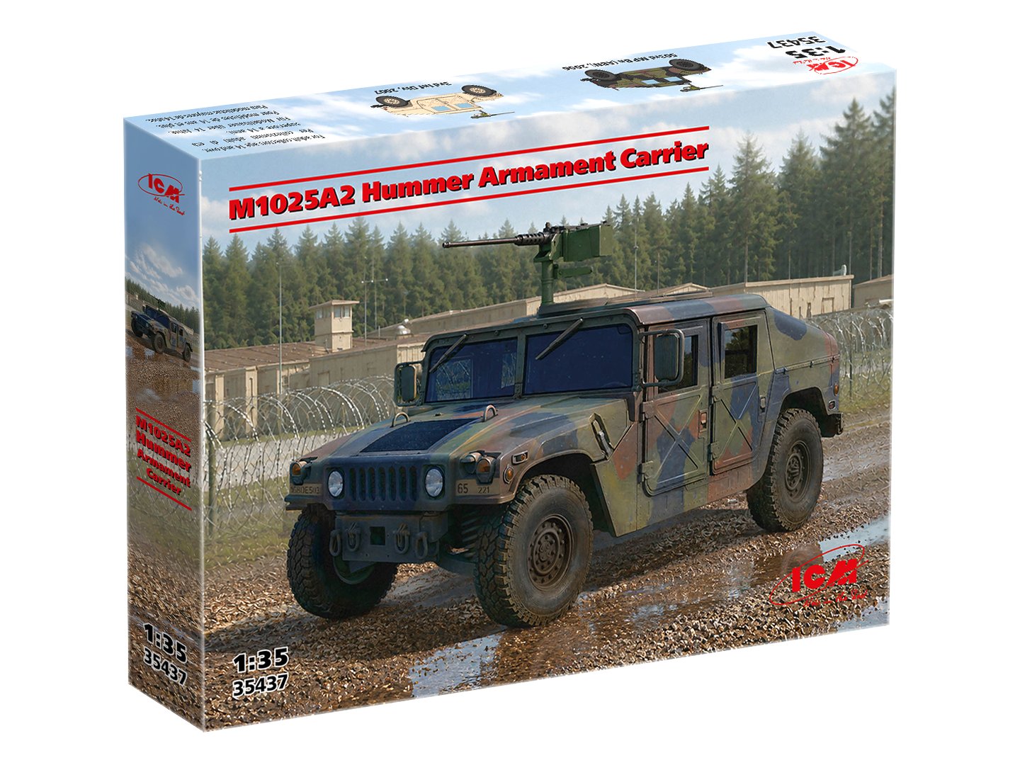 ICM 35437 M1025A2 Hummer Armament Carrier 1/35 – zdjęcie 2