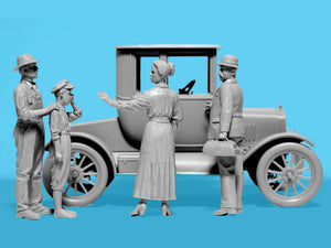ICM 35829 Doctor on Call - Ford Model T and 4 Figures 1/35 – zdjęcie 3