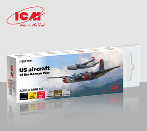 ICM 3101 US Aircraft of the Korean War Acrylic Paint Set – Bild 2