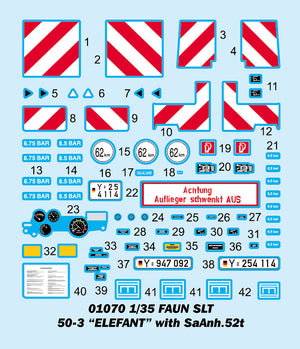 Trumpeter 01070 Faun SLT 50-3 Elefant with SaAnh.52t 1/35 – immagine 24