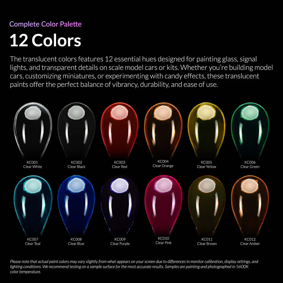 Kaleido 46784 12 Clear Colors Set 20 ml (14 pcs) – zdjęcie 3