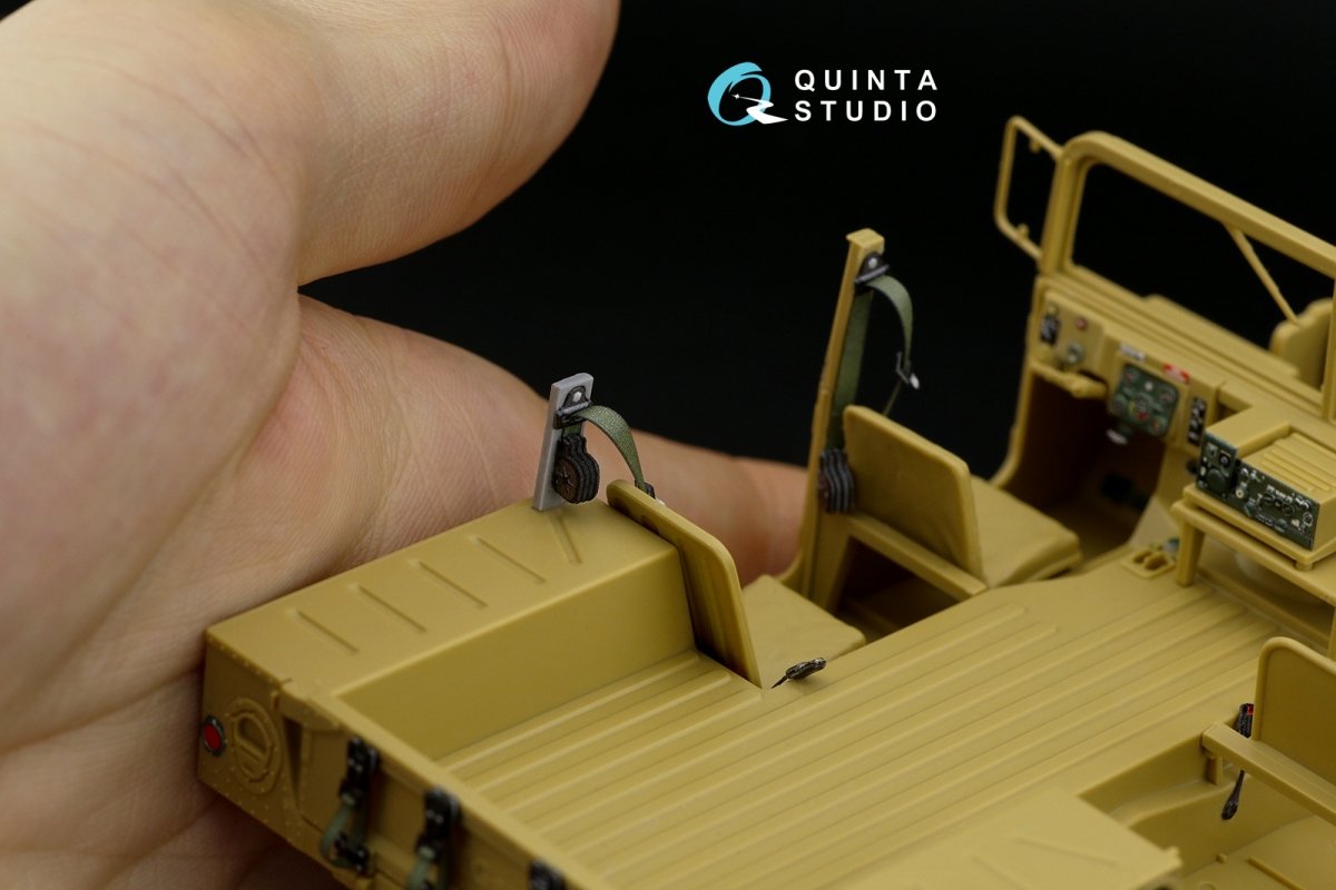 Quinta Studio QR35003 HUMVEE family belts, 3D-Printed &amp;amp; colored on decal paper (all kits) 1/35 – image 5