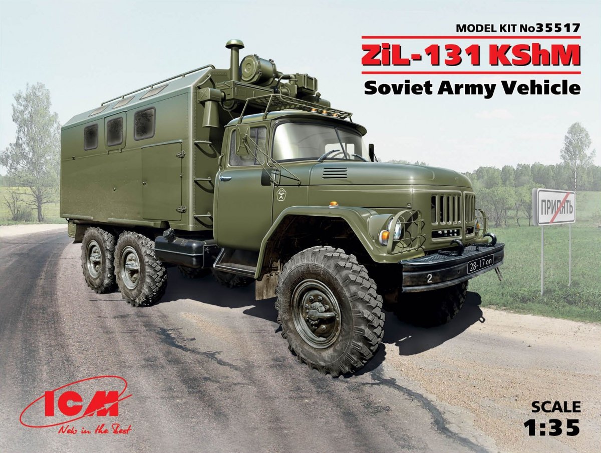 ICM 35517 ZiL-131 KShM Véhicule de l'armée soviétique (1/35)