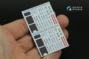 Quinta Studio QD48221 F-16B 3D-Printed &amp;amp; coloured Interior on decal paper (Hasegawa) 1/48 – zdjęcie 7