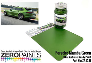 Zero Paints ZP-1031-G Porsche Mamba Green Paint 60ml - M6S – zdjęcie 3