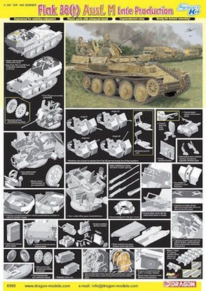 Dragon 6590 Flak 38(t) Ausf. M Late Production 1/35 – zdjęcie 2