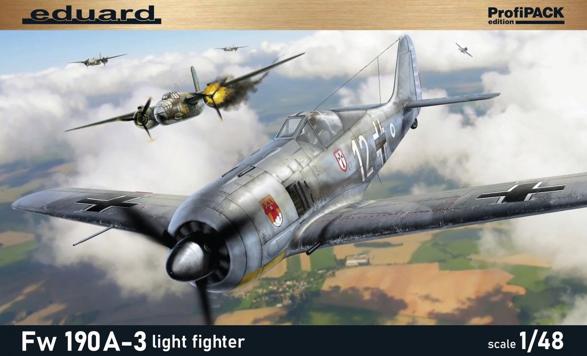 Eduard 82141 Fw 190A-3 chasseur léger, édition ProfiPACK, échelle 1/48