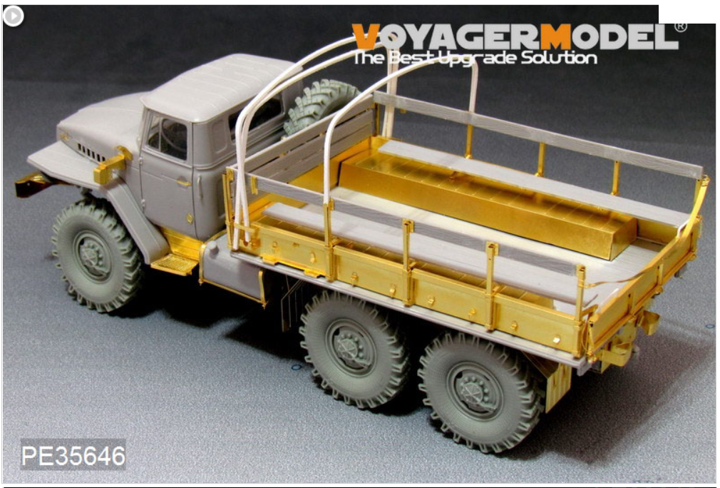 Voyager Model PE35646 Modern Russian URAL-4320 (For TRUMPETER 01012) 1/35 – zdjęcie 3