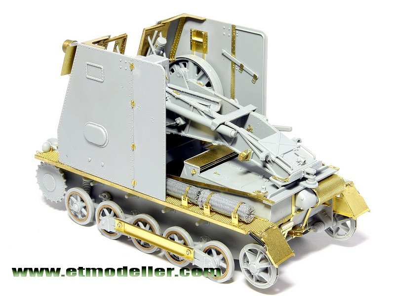 E.T. Model E35-007 WWII German Pz.Kpfw.I Ausf.B 15cm &amp;quot;BISON&amp;quot; (For DRAGON 6259) 1/35 – zdjęcie 8