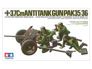 Tamiya 35035 German 37mm Anti-Tank Gun Pak 35/36 1/35 – zdjęcie 2