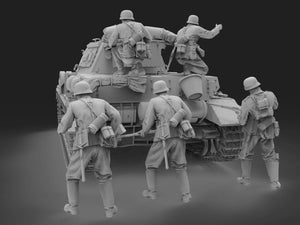 Das Werk DWF016 WWII German Tank Desant Troops 1/16 – zdjęcie 4