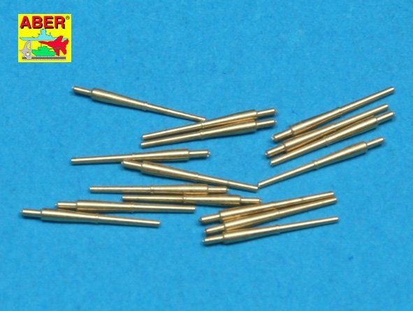 Aber 350L-28 Set of 16 pcs 102 mm QF Mk.XVI barrels for Royal Navy ships (1/350)