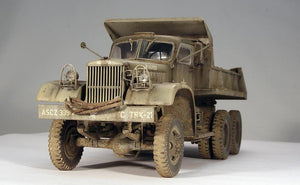Mirror Model 35804 U.S. Diamond T 972 Dump Truck Hard Top Cab 1/35 – zdjęcie 5
