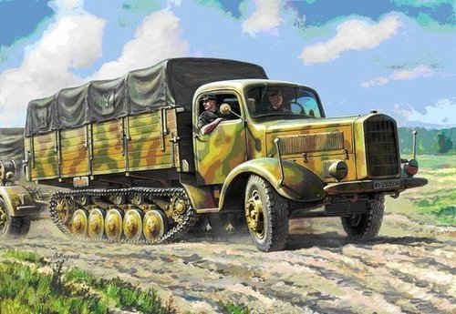 Zvezda 3603 German half-truck Maultier 4,5t Truck 1/35