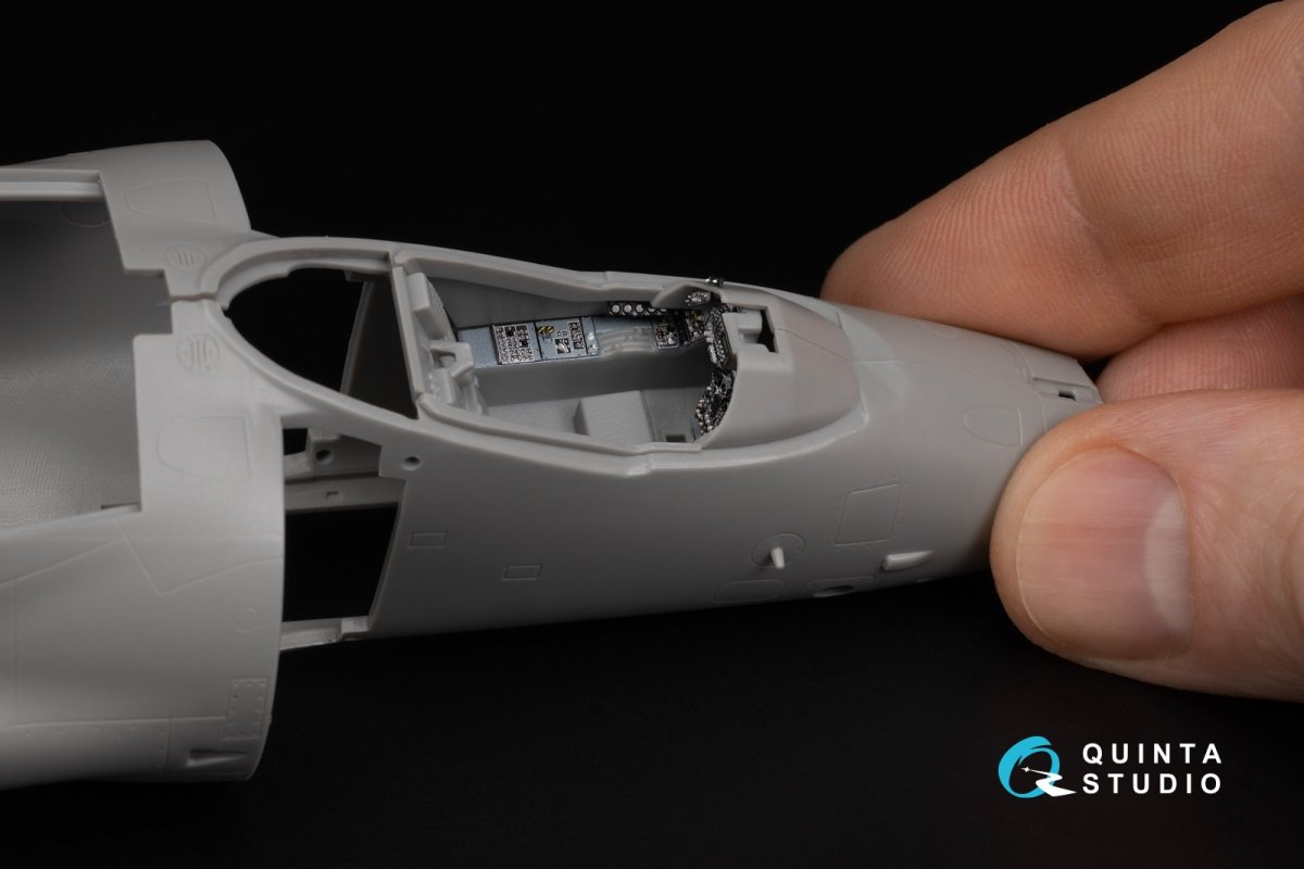 Quinta Studio QDS-48344 Sea Harrier FA.2 3D-Printed &amp;amp; colored Interior on decal paper (Kinetic) (Small version) 1/48 – image 7