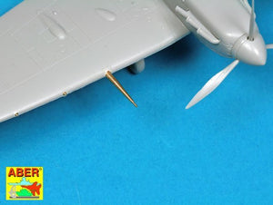 Aber A72 008 B wing (1 variant) armament for British fighter Spitfire Mk.I to V; Hispano 20mm x 2 (1 variant), Browning .30 tips x 4 1/72 – zdjęcie 3