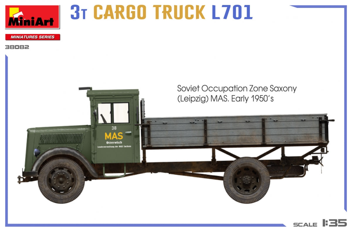 MiniArt 38082 3T CARGO TRUCK L701 1/35 – zdjęcie 7